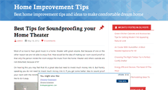 Desktop Screenshot of homeimprovementtips.org